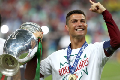 Cristiano Ronaldo has set a record by participating in the UEFA European Championship (Euro) six times.